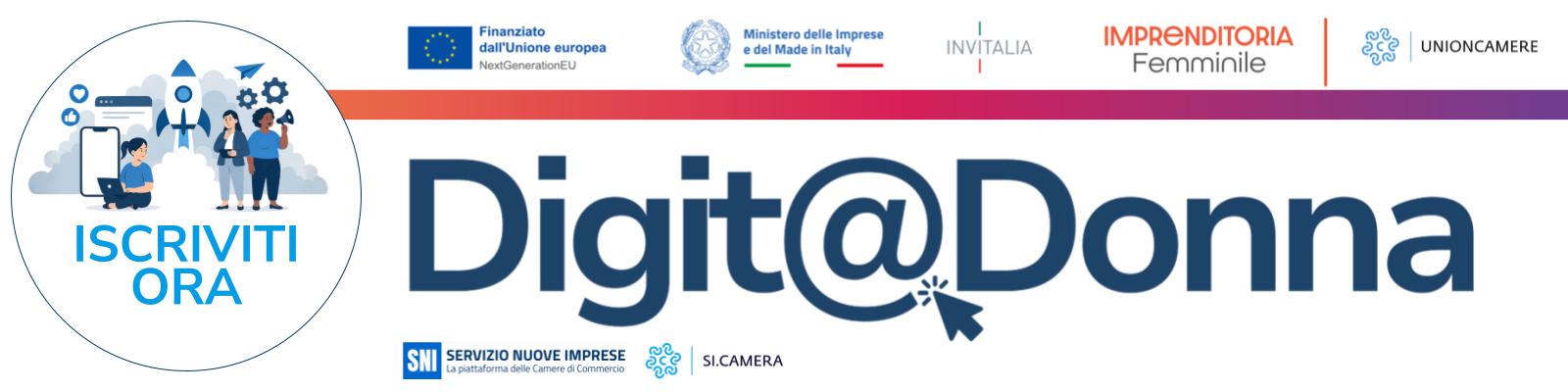 Digit@Donna: al via il nuovo percorso formativo per trasformare il digitale in una leva strategica per lo start-up d’impresa